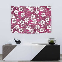 Piqi Bula Fiji Tapestry Fijian Tapa Seamless Hibiscus - Polynesian Pride