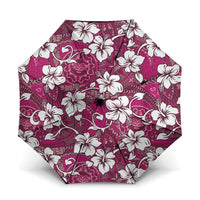 Piqi Bula Fiji Umbrella Fijian Tapa Seamless Hibiscus - Polynesian Pride