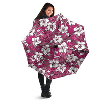 Piqi Bula Fiji Umbrella Fijian Tapa Seamless Hibiscus - Polynesian Pride