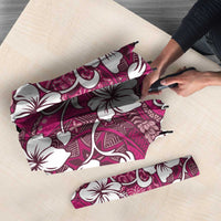 Piqi Bula Fiji Umbrella Fijian Tapa Seamless Hibiscus - Polynesian Pride