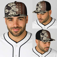 Bula Fiji Masi Baseball Net Cap Tapa Tropical Hibiscus Half Stylized LT14 - Polynesian Pride