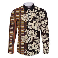 Bula Fiji Masi Family Matching Puletasi and Hawaiian Shirt Tapa Tropical Hibiscus Half Stylized - Polynesian Pride
