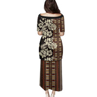 Bula Fiji Masi Family Matching Puletasi and Hawaiian Shirt Tapa Tropical Hibiscus Half Stylized - Polynesian Pride