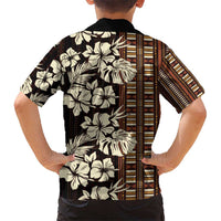 Bula Fiji Masi Hawaiian Shirt Tapa Tropical Hibiscus Half Stylized - Polynesian Pride