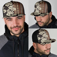 Bula Fiji Masi Mesh Trucker Cap Tapa Tropical Hibiscus Half Stylized LT14 - Polynesian Pride