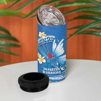 Polynesia Diabetes Awareness Month 4 in 1 Can Cooler Tumbler In November We Wear Blue
