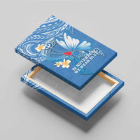 Polynesia Diabetes Awareness Month Canvas Wall Art In November We Wear Blue LT14 - Polynesian Pride