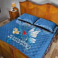 Polynesia Diabetes Awareness Month Quilt Bed Set In November We Wear Blue LT14 - Polynesian Pride