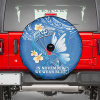 Polynesia Diabetes Awareness Month Spare Tire Cover In November We Wear Blue LT14 - Polynesian Pride