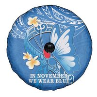 Polynesia Diabetes Awareness Month Spare Tire Cover In November We Wear Blue LT14 - Polynesian Pride