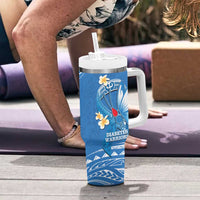 Polynesia Diabetes Awareness Month Tumbler With Handle In November We Wear Blue LT14 - Polynesian Pride