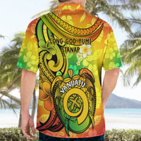 Halo Vanuatu Hawaiian Shirt Sand Drawing Turtle Polynesian Tropical Flowers LT14 - Polynesian Pride