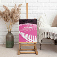 Custom New Zealand Aotearoa Cricket Canvas Wall Art Go White Silver Fern LT14 - Polynesian Pride