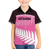 Custom New Zealand Aotearoa Cricket Hawaiian Shirt Go White Silver Fern LT14 - Polynesian Pride