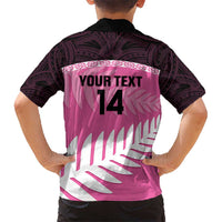 Custom New Zealand Aotearoa Cricket Hawaiian Shirt Go White Silver Fern LT14 - Polynesian Pride