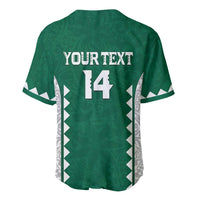 Custom Hawaii Volleyball Baseball Jersey Hawaiian Kakau Pattern