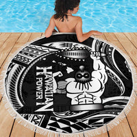 Black Hawaii Ikaika Warrior Beach Blanket Hawaiian Power