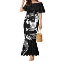 Black Hawaii Ikaika Warrior Mermaid Dress Hawaiian Power