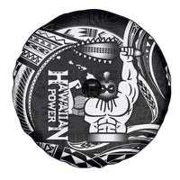 Black Hawaii Ikaika Warrior Spare Tire Cover Hawaiian Power
