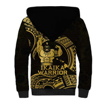 Gold Hawaii Ikaika Warrior Sherpa Hoodie Hawaiian Power