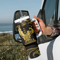 Gold Hawaii Ikaika Warrior Tumbler With Handle Hawaiian Power