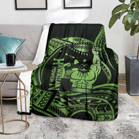 Green Hawaii Ikaika Warrior Blanket Hawaiian Power
