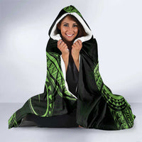 Green Hawaii Ikaika Warrior Hooded Blanket Hawaiian Power