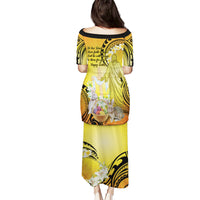 Polynesia Easter Day Puletasi He Is Risen Lilium Longiflorum Polynesian Pattern LT14 - Polynesian Pride