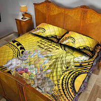 Polynesia Easter Day Quilt Bed Set He Is Risen Lilium Longiflorum Polynesian Pattern LT14 - Polynesian Pride
