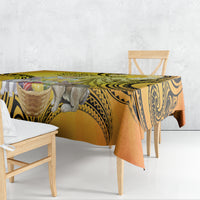 Polynesia Easter Day Tablecloth He Is Risen Lilium Longiflorum Polynesian Pattern LT14 - Polynesian Pride