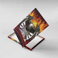 Fautasi Race Day American Samoa Canvas Wall Art Bald Eagle Polynesian Tattoo