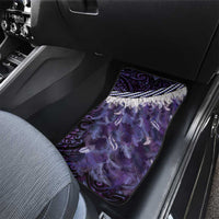 Purple Traditional Cloak Aotearoa Car Mats Maori Paua Shell Korowai Pattern LT14 - Polynesian Pride
