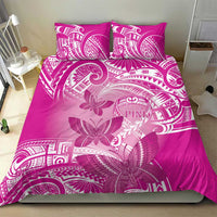 Polynesia Breast Cancer Awareness Bedding Set Think Pink Ribbon Polynesian Butterflies LT14 - Polynesian Pride