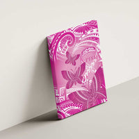 Polynesia Breast Cancer Awareness Canvas Wall Art Think Pink Ribbon Polynesian Butterflies LT14 - Polynesian Pride