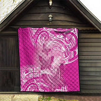 Polynesia Breast Cancer Awareness Quilt Think Pink Ribbon Polynesian Butterflies LT14 - Polynesian Pride