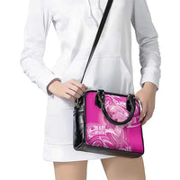 Polynesia Breast Cancer Awareness Shoulder Handbag Think Pink Ribbon Polynesian Butterflies LT14 - Polynesian Pride