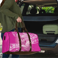 Polynesia Breast Cancer Awareness Travel Bag Think Pink Ribbon Polynesian Butterflies LT14 - Polynesian Pride
