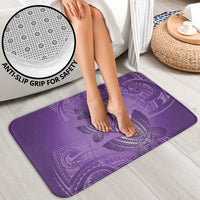 Polynesia Lupus Awareness Month Bathroom Set Warrior Purple Ribbon Polynesian Butterflies LT14 - Polynesian Pride