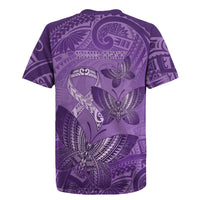 Personalised Polynesia Lupus Awareness Month Rugby Jersey Warrior Purple Ribbon Polynesian Butterflies LT14 - Polynesian Pride