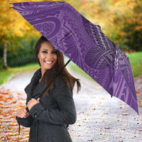Polynesia Lupus Awareness Month Umbrella Warrior Purple Ribbon Polynesian Butterflies LT14 - Polynesian Pride