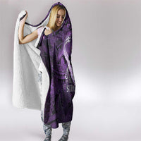 Lupus Awareness Month New Zealand Hooded Blanket Be Strong Warrior Maori Silver Fern LT14 - Polynesian Pride