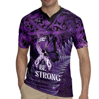 Lupus Awareness Month New Zealand Rugby Jersey Be Strong Warrior Maori Silver Fern LT14 - Polynesian Pride
