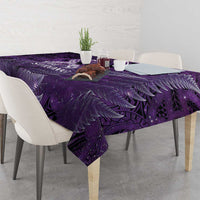 Lupus Awareness Month New Zealand Tablecloth Be Strong Warrior Maori Silver Fern LT14 - Polynesian Pride