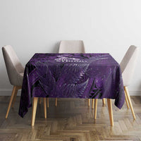 Lupus Awareness Month New Zealand Tablecloth Be Strong Warrior Maori Silver Fern LT14 - Polynesian Pride