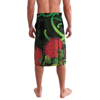 New Zealand Gecko Lavalava Aotearoa Maori With Pohutukawa Flowers LT14 - Polynesian Pride