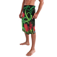 New Zealand Gecko Lavalava Aotearoa Maori With Pohutukawa Flowers LT14 - Polynesian Pride