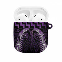 Purple Matariki New Zealand AirPods Case Maori Poutama Galaxy Vibes LT14 Purple - Polynesian Pride