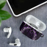 Purple Matariki New Zealand AirPods Case Maori Poutama Galaxy Vibes - Polynesian Pride