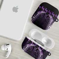 Purple Matariki New Zealand AirPods Case Maori Poutama Galaxy Vibes - Polynesian Pride