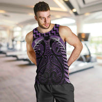 Purple Matariki New Zealand Men Tank Top Maori Poutama Galaxy Vibes
